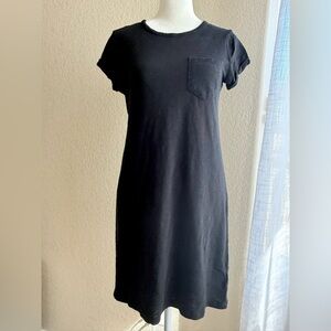 GAP Black T-Shirt Dress with Pocket | XS Petite